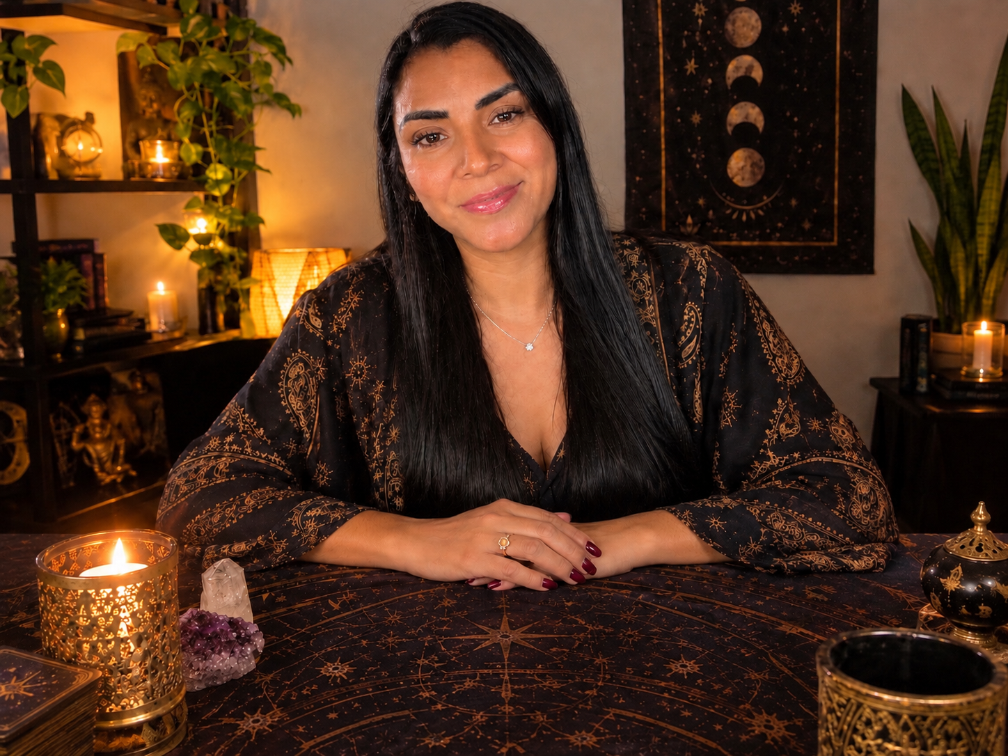 Consultora do Oráculo Dourado em ambiente astral